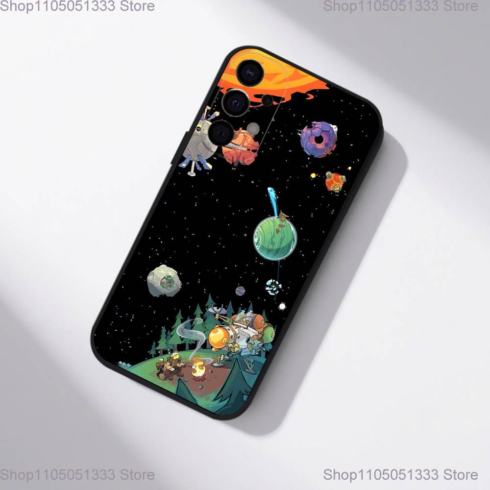 Outer Wilds Game Phone Case For Samsung S25,S24,S21,S22,S23,S30,Ultra,S20,Plus,Fe,Lite,5G Black Cover