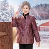 Eleganter Winter-Daunenmantel mit Stickerei für Frauen mittleren und höheren Alters