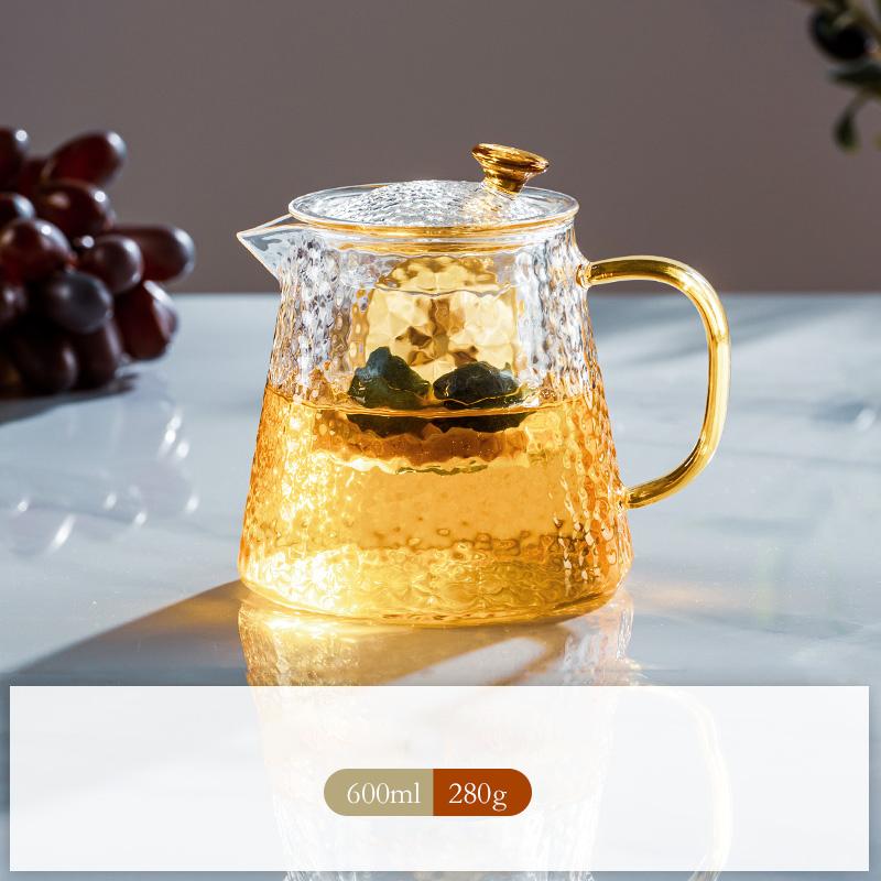 

Жаропрочный стеклянный чайник для заваривания китайского чая кунг-фу пуэр, высококачественный удобный стеклянный чайник