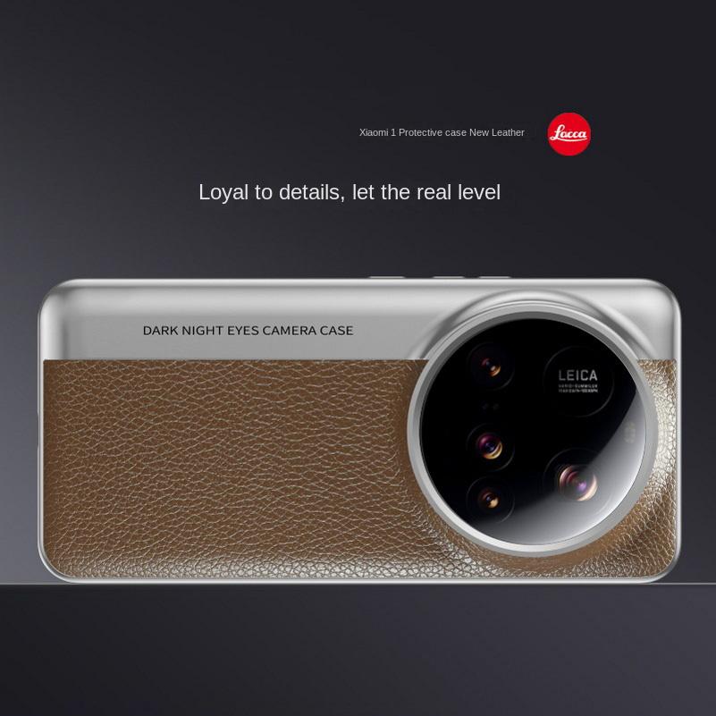 Classic Leather With Raised Metal Bezel Protection Case For Xiaomi 15 Ultra Mi 15 Pro Mi 14 Ultra 13 Ultra Slim Cover