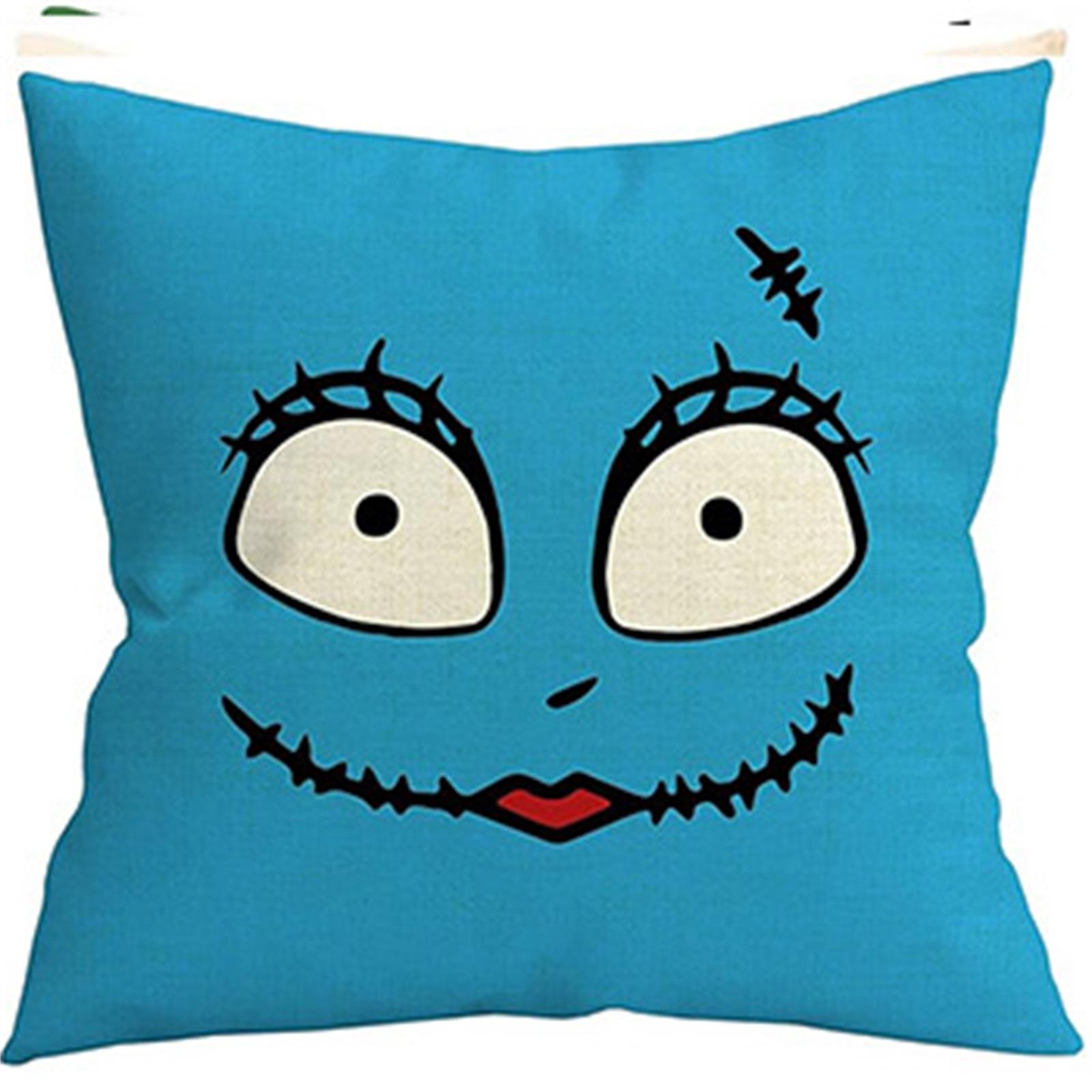

Halloween Pillow Cover, Halloween Embroidered Pillowcase, Family Pie Decorative Pillowcase, Cushion Cover One Size