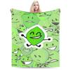BFDI Throw Blanket Soft Novelty Blanket For Home Decor Travel Flannel Bedspread Bed Cover