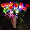 5 Colors Simulated Luminous Rose DIY Party Decoration Festival Supplies DIY Party Decoration Small Rose Wedding Fake Flowers