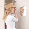 A Mirror That Break Even If A Safe and Secure Resin A Sticker Type That Can Be Stuck and Peeled Made In Wall-mounted Won't Dropped. Mirror. Off.
