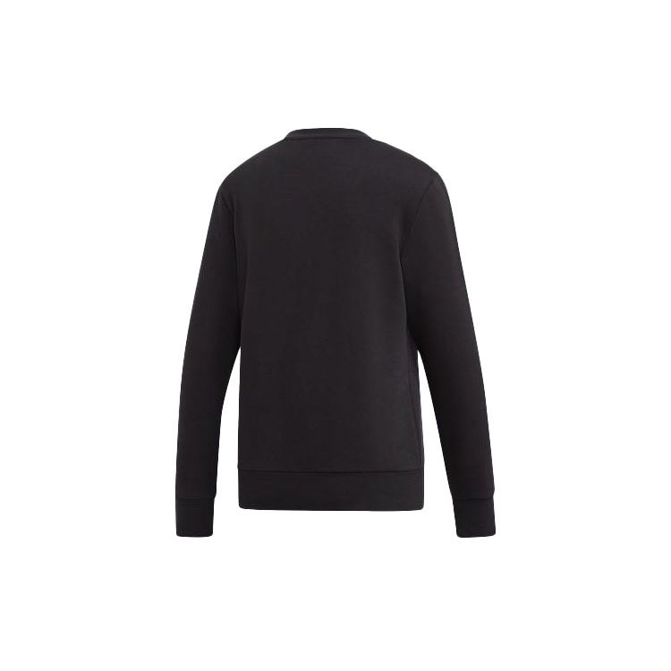 Adidas Klassisches Streifen-Logo Sport-Rundhals-Sweatshirt Damen Sweatshirt Schwarz DT5072