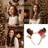 Soft Nonslip Reindeer Antlers Deer Horn Headwear For Kids And Adults Holiday Costume Accessories Headdress Props