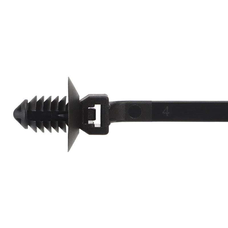 5x220mm Automotive Screw Head Zip Tie, 500 pcs/bag, Pack of 21