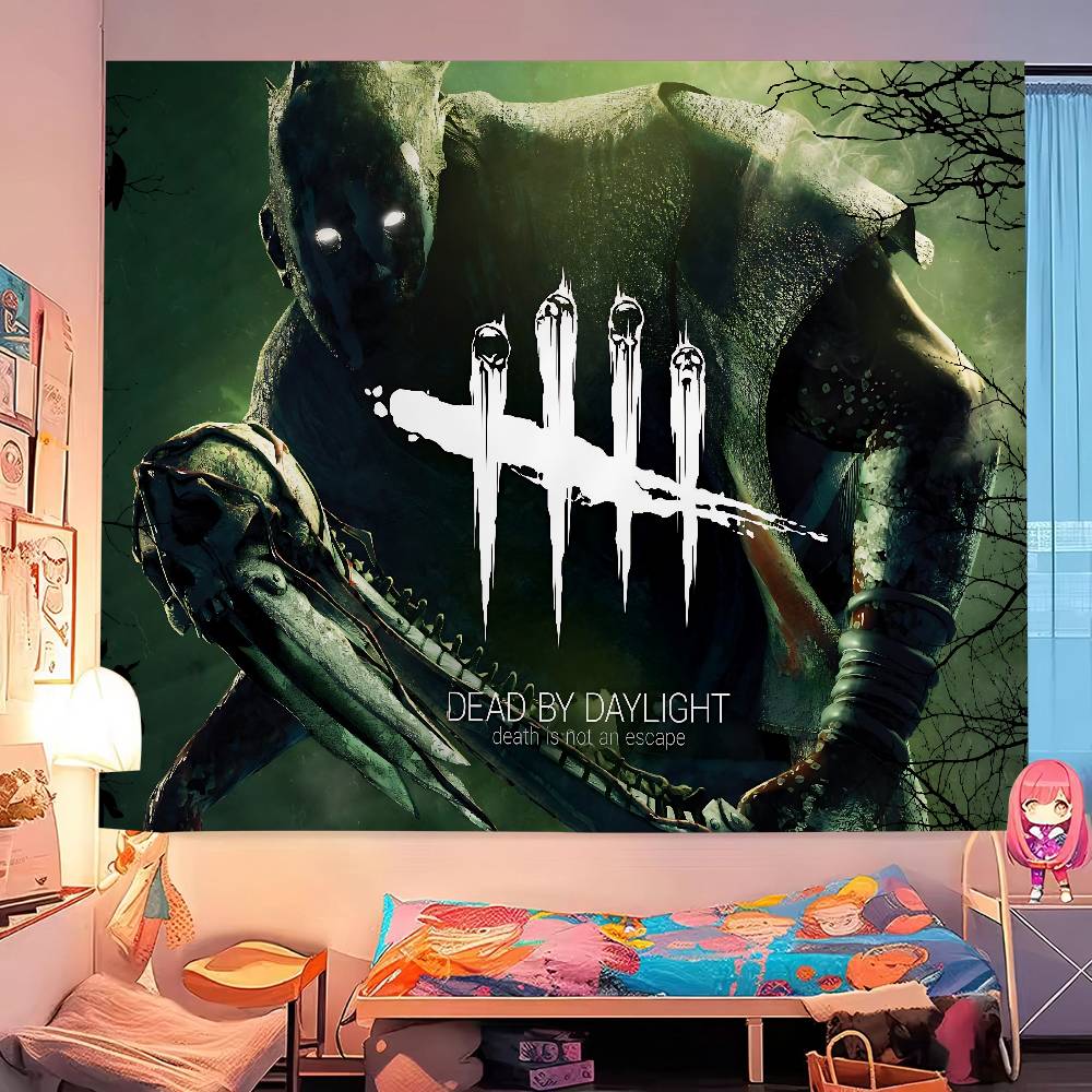 Dead By DDaylight Cartoon Tapestry Art Science Fiction Room Home Decor Art Home Decor