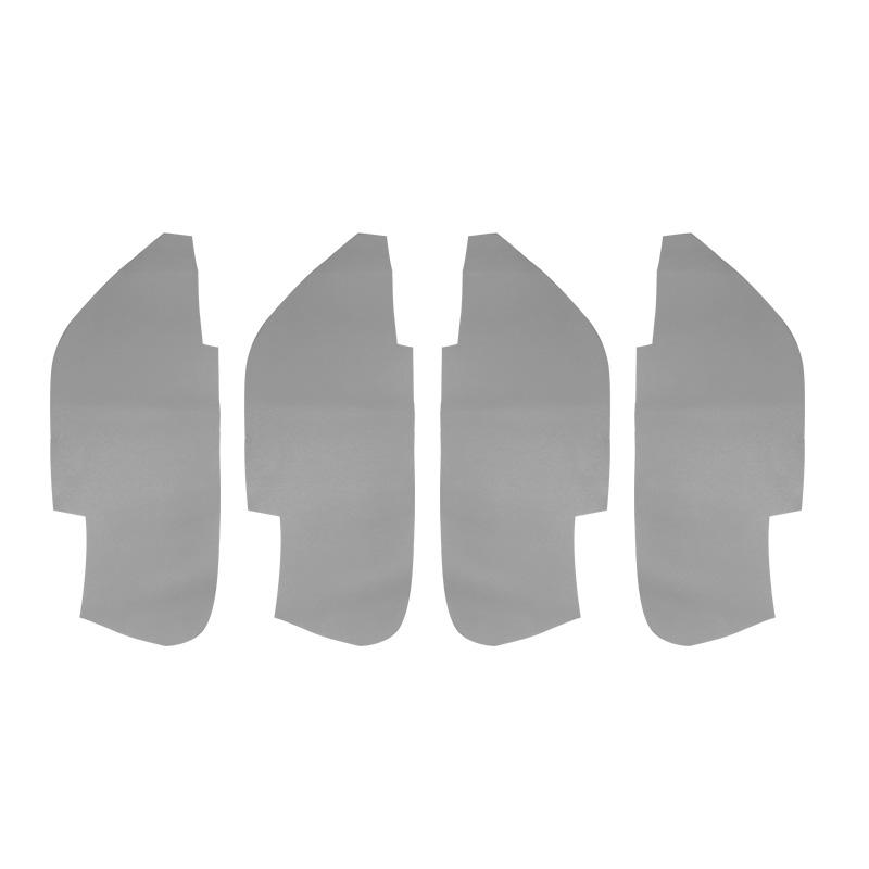 Garniture de couverture de panneau d'accoudoir de porte intérieure de voiture en cuir microfibre, 4 pièces, pour Subaru Forester 2013 2014 2015 2016 2017