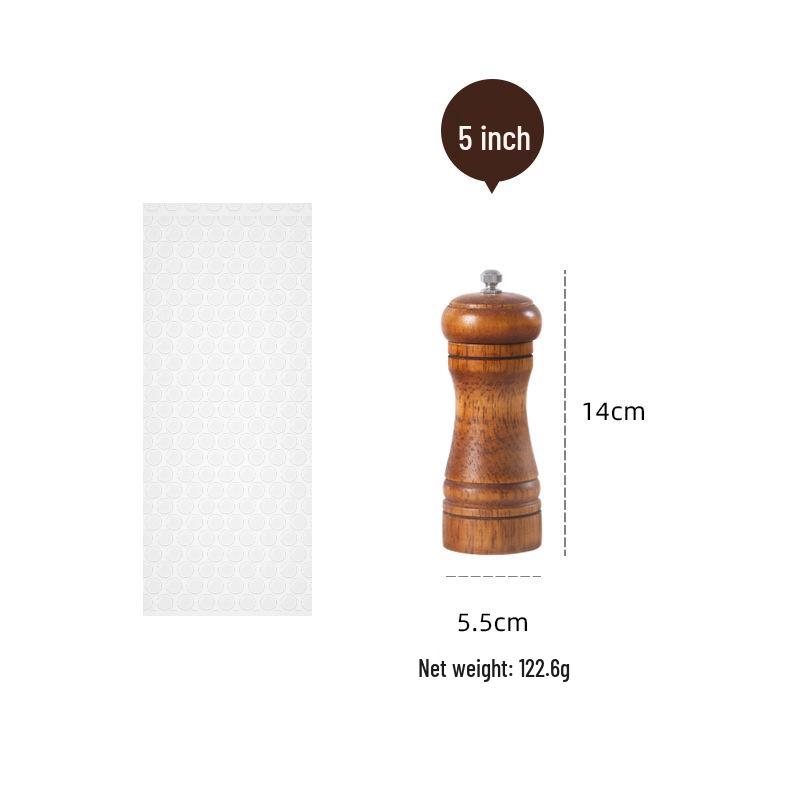 

Антикварная дубовая мельница для перца: Ручной инструмент для перца горошком, соли и приправ.