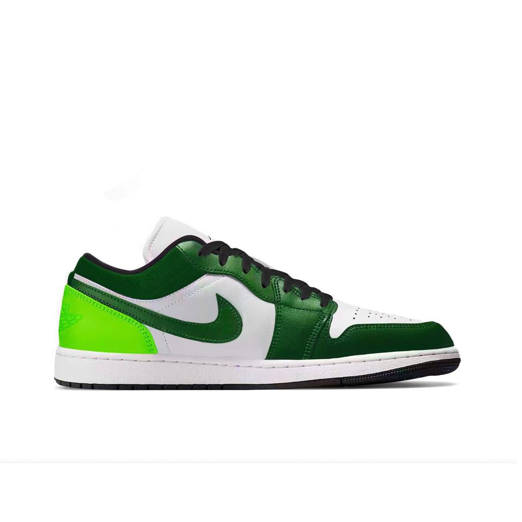 Jordan Air Jordan 1 Vintage Basketball Shoes Unisex Low Top Green 553558-132(Team874-)