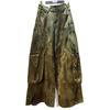 European Station Autumn Clothing New High Waist Skinny Painted Multi-Pocket Wide Leg Straight Jeans Trousers Women's Pants