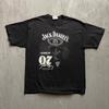 Vintage Jack Daniels Nascar Shirt XL Black 2000s Chase Authentic Dave Blaney