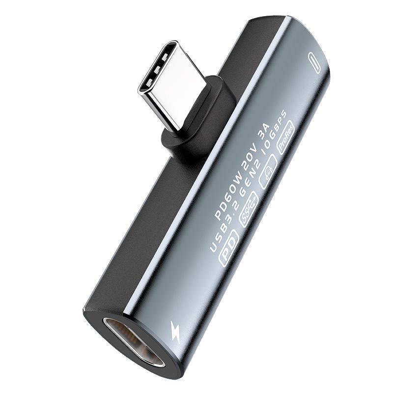 USB-C To 3.2 Adapter: PD 60W Fast Charge & Music Converter, Supports External Video Recording, Multi-Device Compatible
