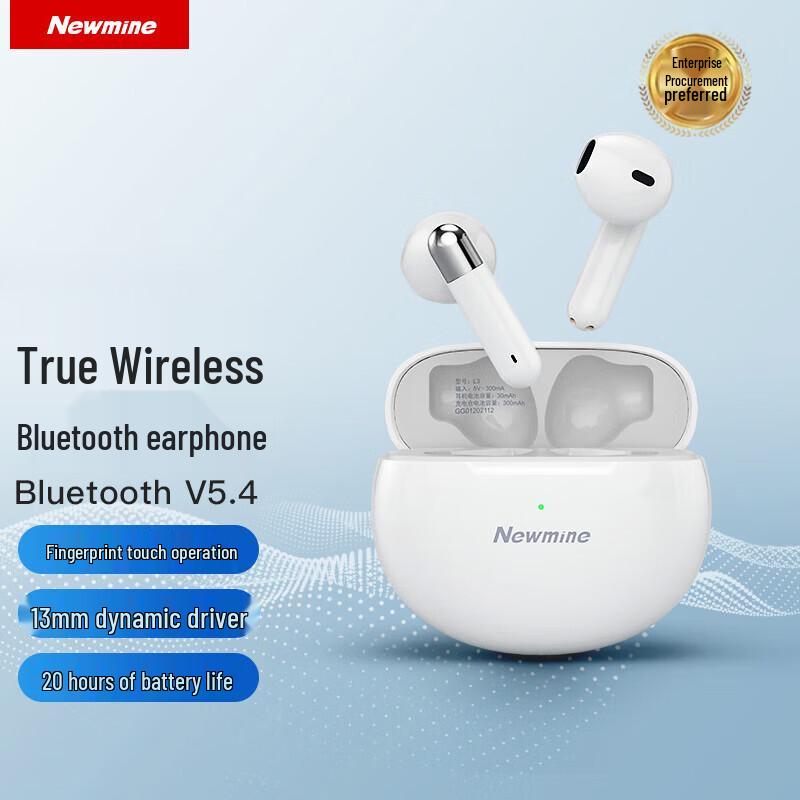 

Newman True Wireless Half-In-Ear Bluetooth Earbuds L3 L3