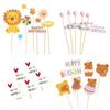 Niedliche Bär Kuchen Dekoration Alles Gute zum Geburtstag Geburtstagskuchenstecker Partyzubehör