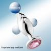 G-Spot Rear Garden Metal Butt Plug: Unisex Adult Flirting Toy