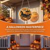 Cute Spooky Puzzle Halloween Acrylic Suncatcher Window Hanging,7.87 Inch Sun Catcher Themed Gift Idea Decoration Ornament Ideal for Gifting and Home
