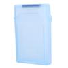 2.5in Hard Disk Storage Box ABS Material HDd SSD Dustproof and AntiStatic Protection Case(Blue ) (Not Inclube Hard Disk)