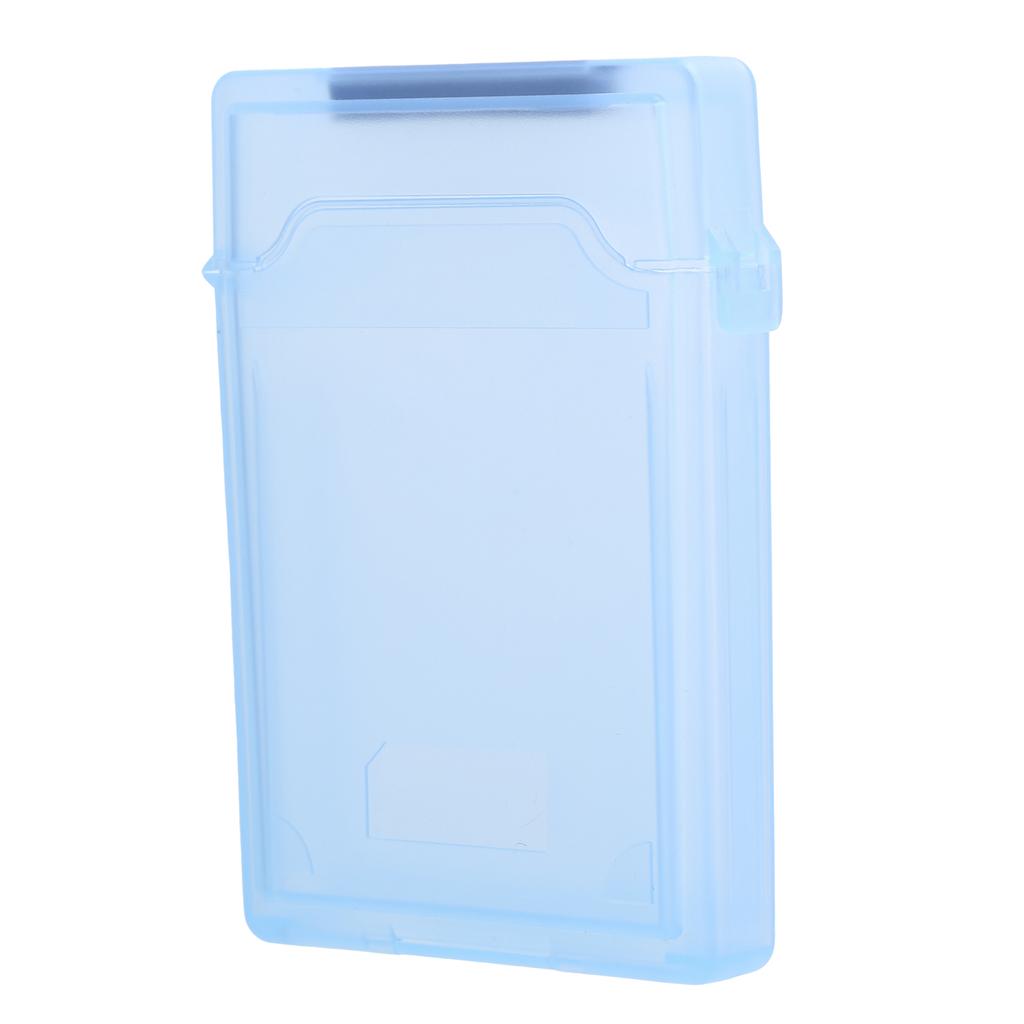 2.5in Hard Disk Storage Box ABS Material HDd SSD Dustproof and AntiStatic Protection Case(Blue ) (Not Inclube Hard Disk)