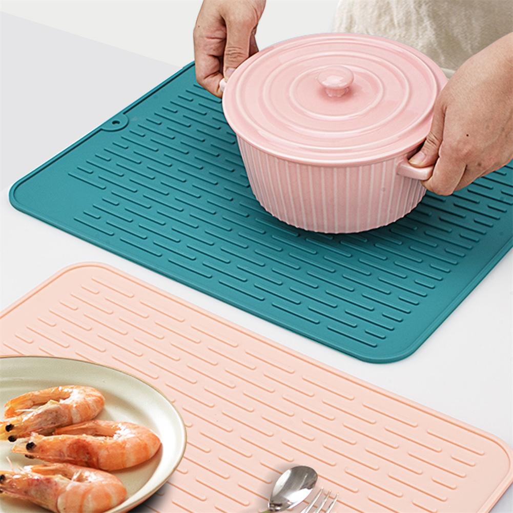 Dish Drying Mat Heat Resistant Multifunctional Non-Slip