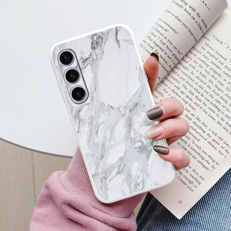 Case For Samsung A55 5G Back Cover Protective Silicone Funda Fashion Marble Stone Texture Coque For Samsung Galaxy A54 A56 Capa