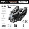 K10 MAX Rc Drone 8K Professional Wide Angle Triple HD Camera Foldable Helicopter Obstacle Avoidance Height Helicopters Toy Gifts