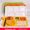 A5 Melamine Divided Fast Food Tray