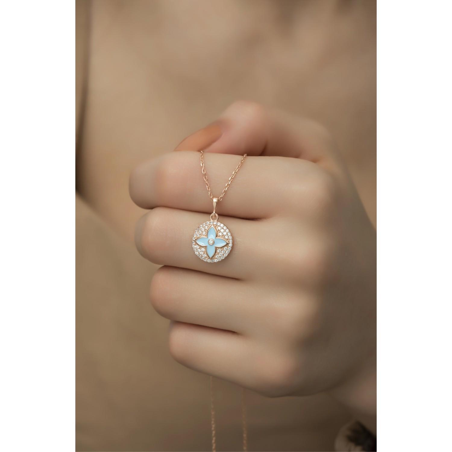 

Ожерелье с розой ветров из стерлингового серебра 925 пробы