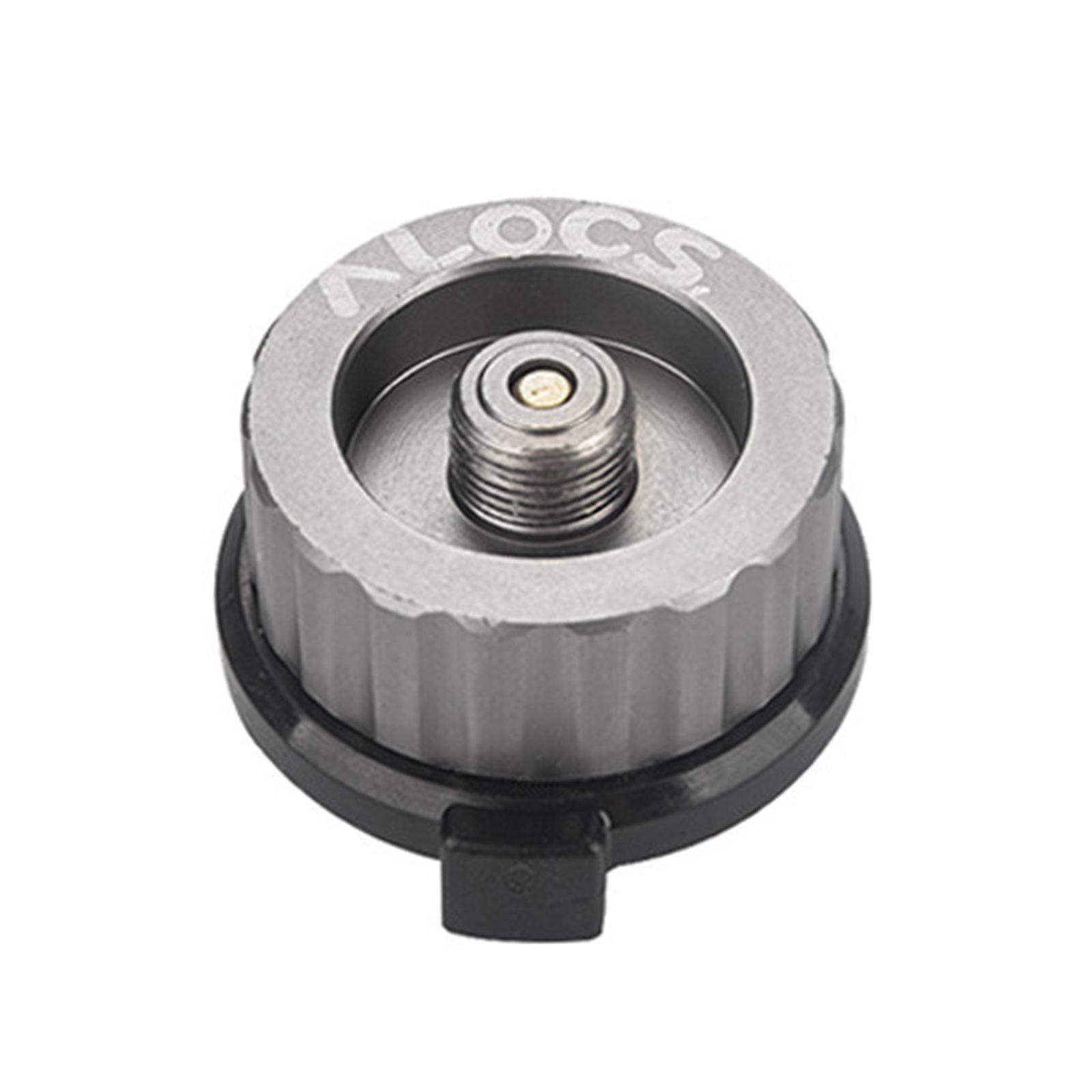 

Адаптер для походной плиты, алюминиевый сплав, газовый баллон, переходная головка для пикника на открытом воздухе серебряный