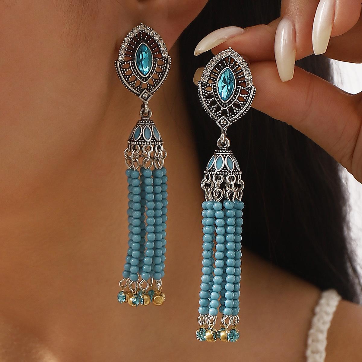 

Fashion Drop earrings For Women s Jewelry синий