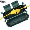 4pcs Couvercle de sécurité étanche pour rallonge extérieure, Boîte de connexion électrique résistante aux intempéries pour protéger la fiche de prise extérieure