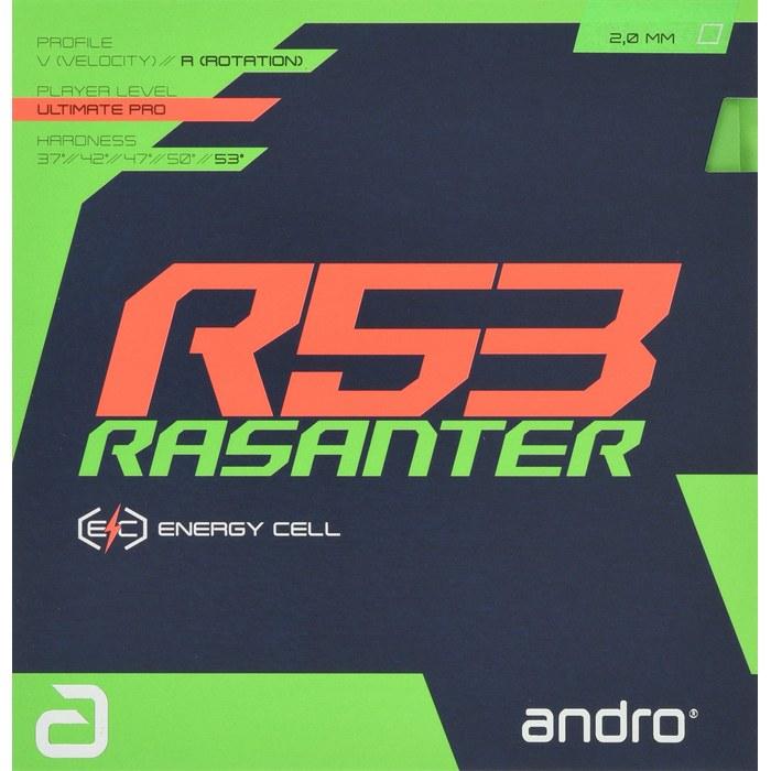 andro Lazanter R53 Table Tennis Rubber, Green, Ultra 110021092