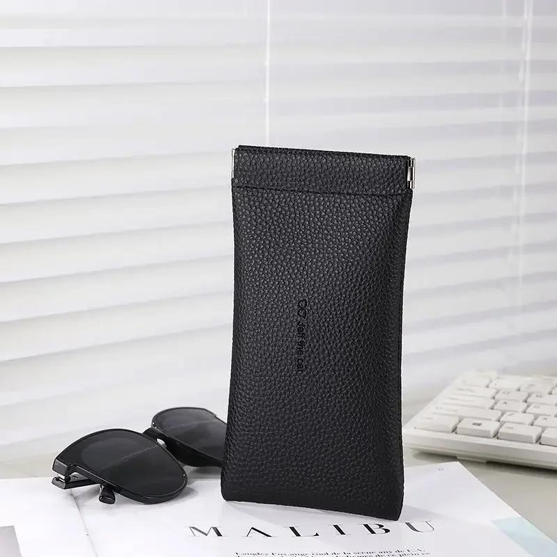 

Glasses Storage Bag Automatic Closed Glasses Case Pouch Glasses Protective Cover Eyewear Storage Bag Sunglasses Case 4 Color