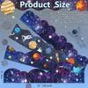 120ft Bulletin Board Borders Decorations Outer Space Classroom Decor Galaxy Star Planet Astronaut Scalloped Border Trim for Teacher School Office