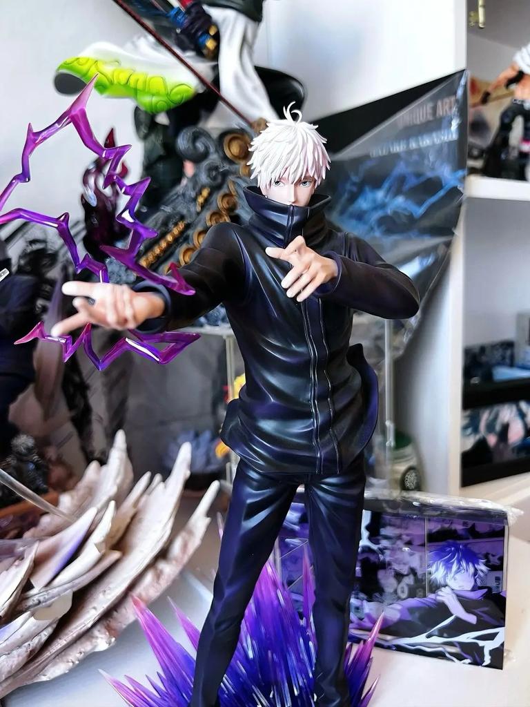 31cm Jujutsu Kaisen Figures Satoru Gojo Anime Figure Pvc Model Statue Doll Desk Ornaments Collection Toys Gift Decoration