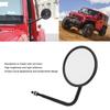 Car Round Mirrors A Pillar Side Rear View Mirror Accsssory Fit for Jeep Wrangler JK 2007 2017B