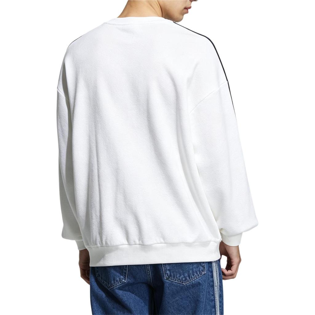 adidas Originals Sweatshirts Men's White Crew Neck Moderate