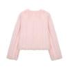 Faux Fur Jue Short Jacket  Ljk020krfkf 