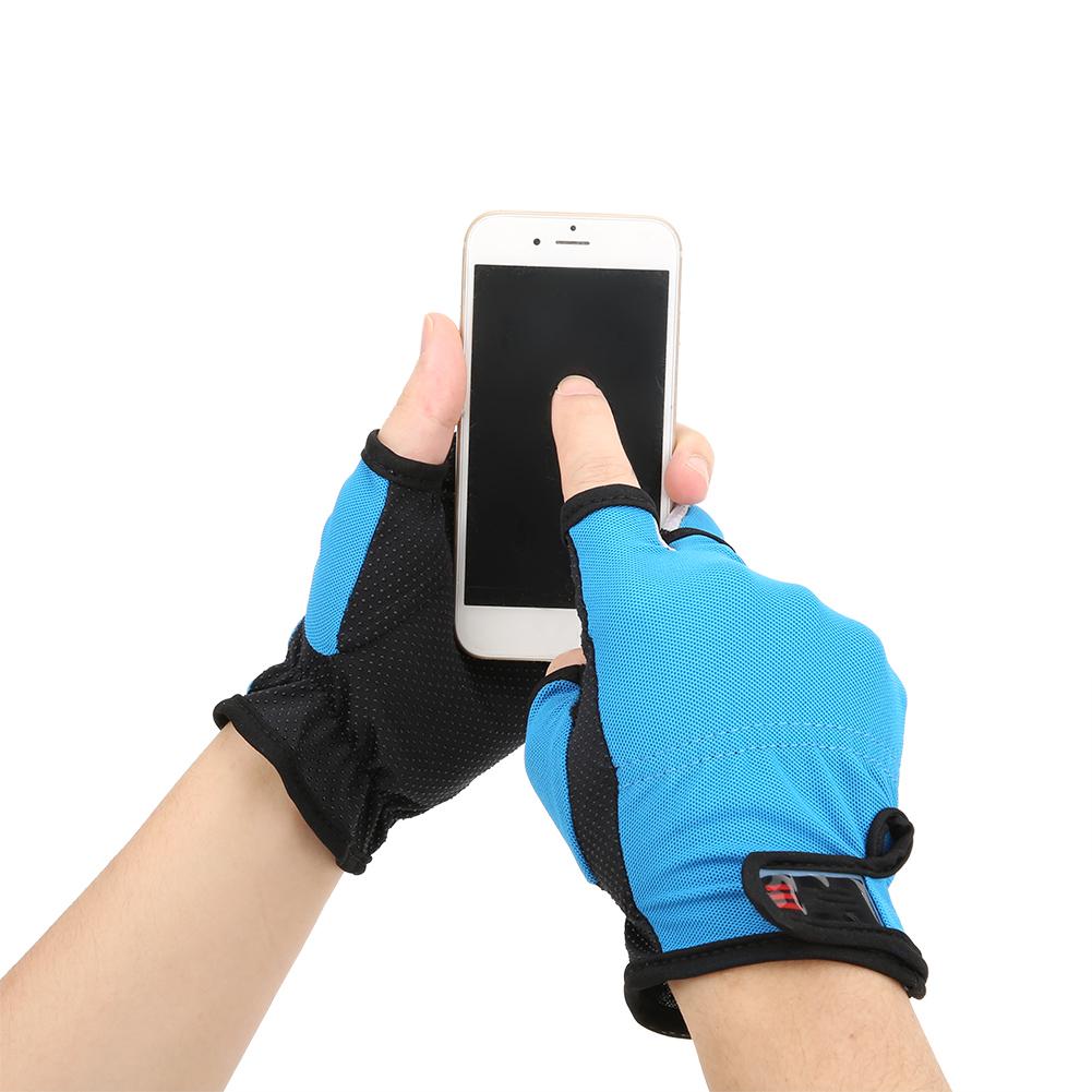 Outdoor Fishing Gloves Breathable Sweat Absorbing 3 Fingerless Sun Protection for All SeasonsFishing Gloves