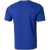 adidas Logo Print Lauf-Fitness-Trainings-Rundhals-Kurzarm-T-Shirt Herren Tops Blau IN6228