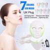 7 Farben Verjüngungs-Gesichtsmasken-Maschine Haushalts-Schönheits-Lichttherapie Gesichtsmaske LED-Licht Photonisches Gesichts-Hals-Masken-Gerät