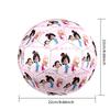 Cleo And Cuquin Size 5 Soccer Ball,Indoor/Outdoor Suitable for Training Matches Tournaments Practice Games Perfect Gift for Fan