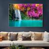 Natural green environment and clean water, art poster, canvas, painting, landscape posters, prints, wall living room, bedroom, home photos,