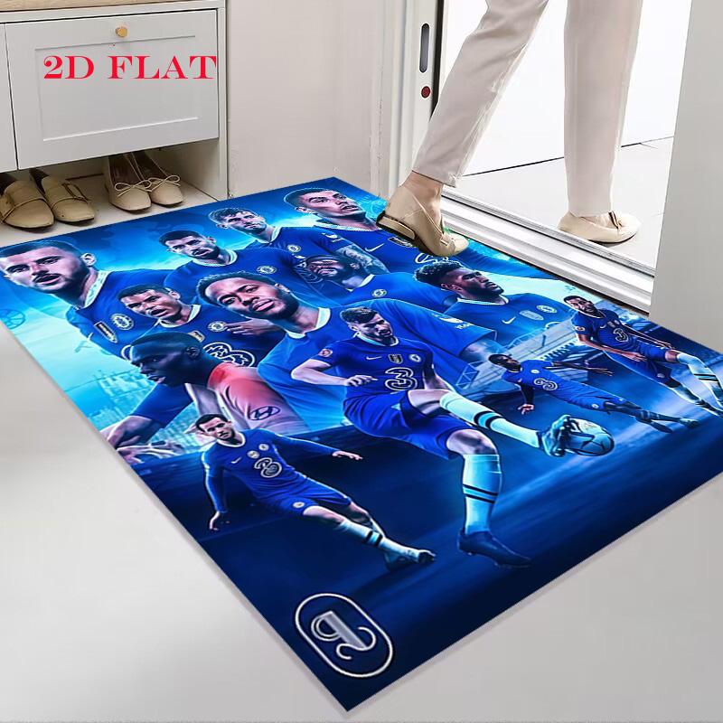 Chelsea FC poster Carpet Rug for Living Room Bedroom Home Sofa Decoration,Kids play Nonslip Floor Mat