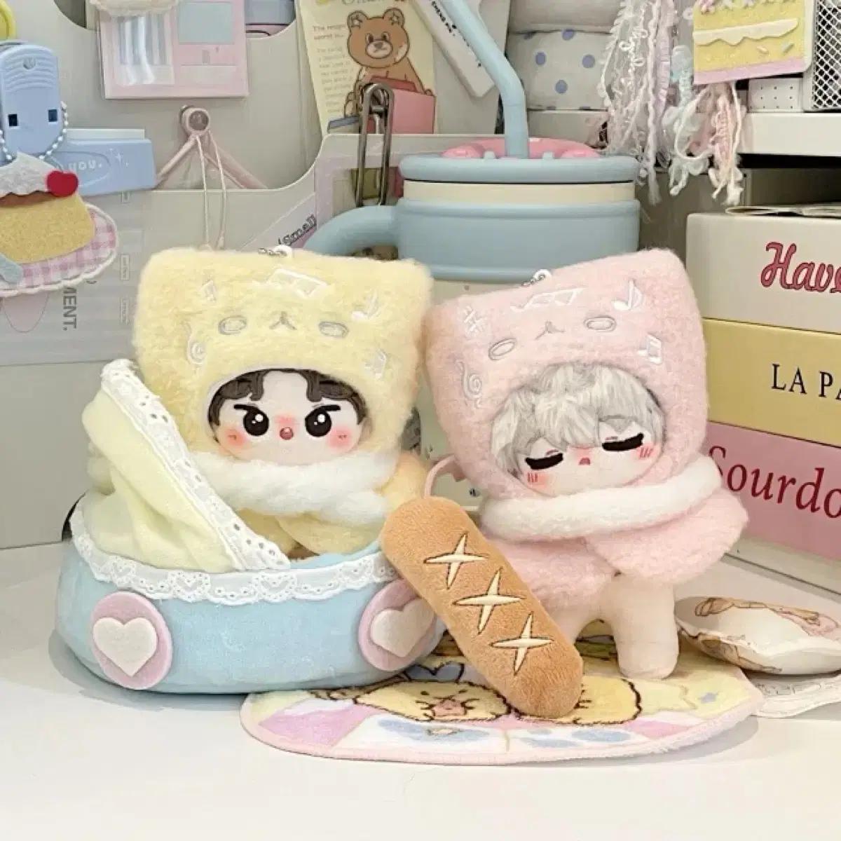 

10cm Cotton Doll Clothes Cat Choir Cape