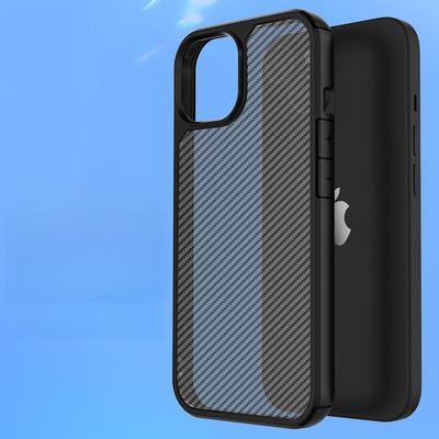 Kohlefaser-Textur iPhone16Pro Handyhülle Vollständig umschließend Sturzsicher Apple 13/14 Hautgefühl Schutzhülle Xs
