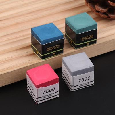 1 Pc With Storage Box No-slip Billiard Chalks Pool Cue Stick Chalk Snooker Easy Powder Billiard Chalk Pool Accessories