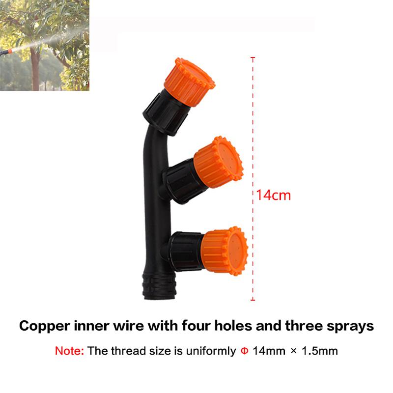 1/2/3 High Pressure Atomizing Adjustable Nozzle Atomizer Garden Yard Farm Plants Irrigation Pesticide Spraying Sprinkler