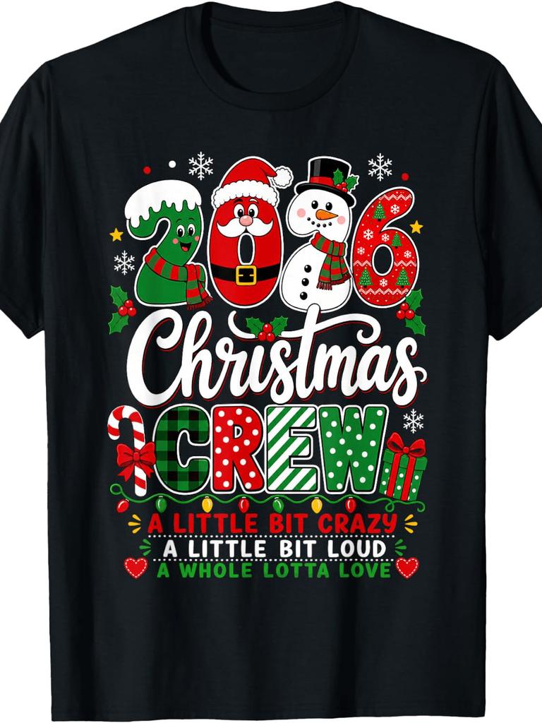 Unisex T-shirt Crew 2026 Matching Family Making Memories Xmas T-Shirt